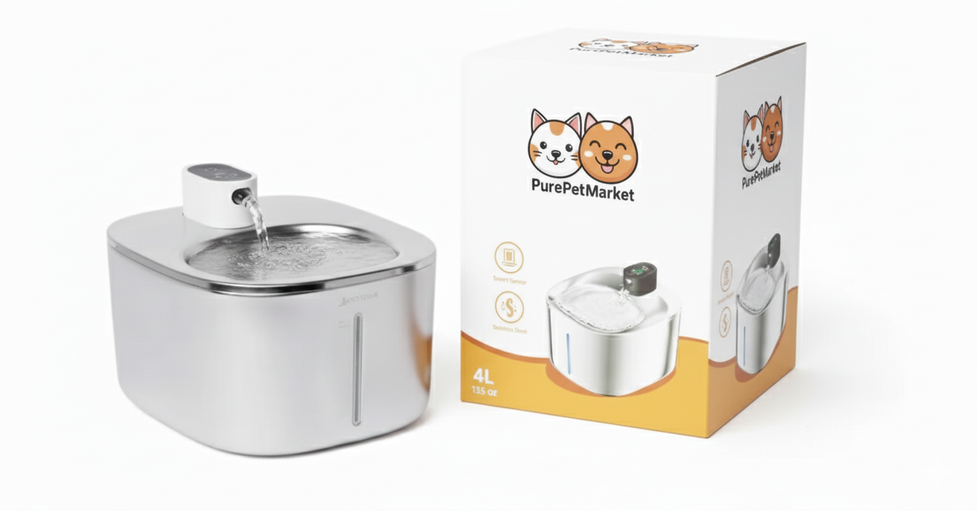 4L Wireless Cat Water Fountain Auto Sensor Drinking Fountain for Cats Dog Drinker Pet Water Dispenser Accessories