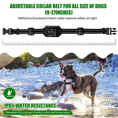 Ultimate GPS Wireless Dog Fence - Adjustable Shock & Vibration, 100-3300 Ft Range, Rechargeable Pet Containment Solution
