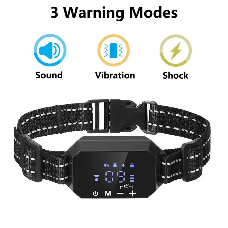 Ultimate GPS Wireless Dog Fence - Adjustable Shock & Vibration, 100-3300 Ft Range, Rechargeable Pet Containment Solution